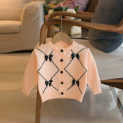 Children's Sweater Bow Knot Girls' Cardigan