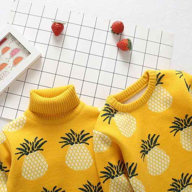 Pineapple Knit Top Pullover