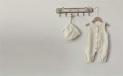 Infant Jumpsuit Male Baby Corduroy Vest Bag Fart Romper