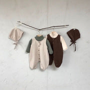 Infant Jumpsuit Male Baby Corduroy Vest Bag Fart Romper
