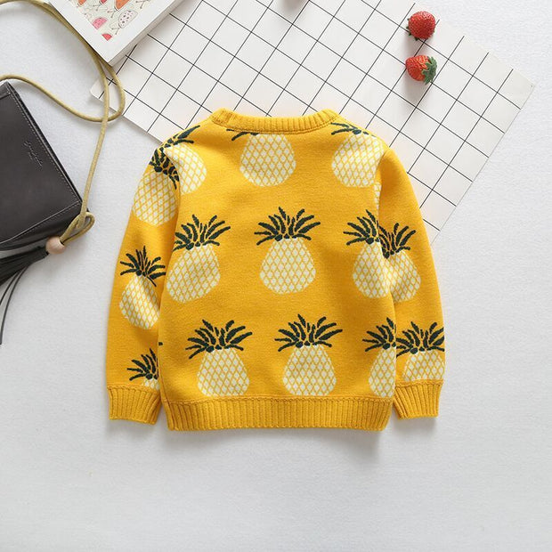 Pineapple Knit Top Pullover
